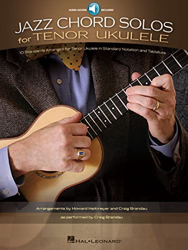 Jazz Chord Solos -For Tenor Ukulele-: Noten, CD für Ukulele: 10 Standards Arranged for Tenor Ukulele in Standard Notation and Tablature von Music Sales